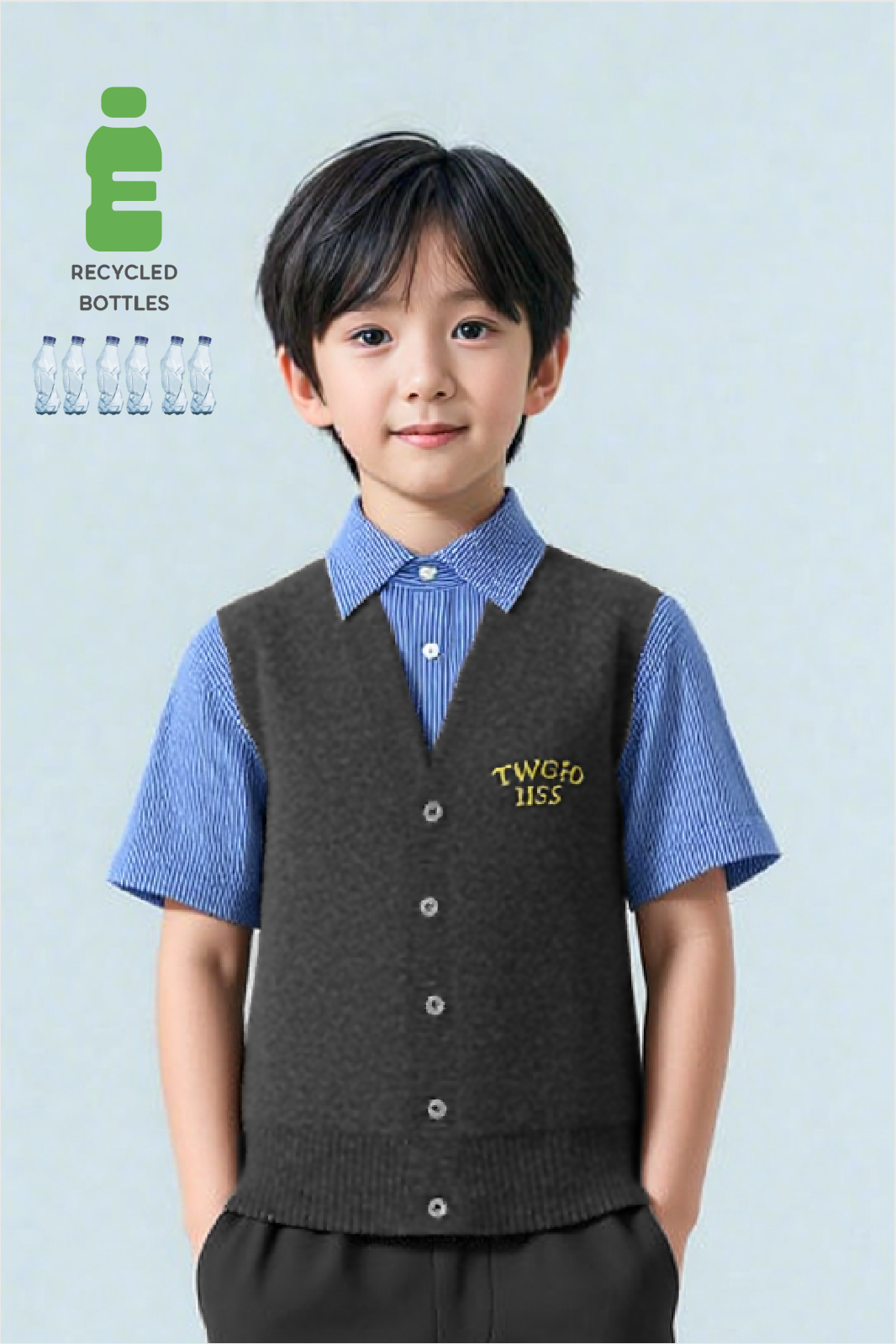 MAR_U_6_S - TWPS - SS/AW 童裝背心毛衣 Vest - CVD0007