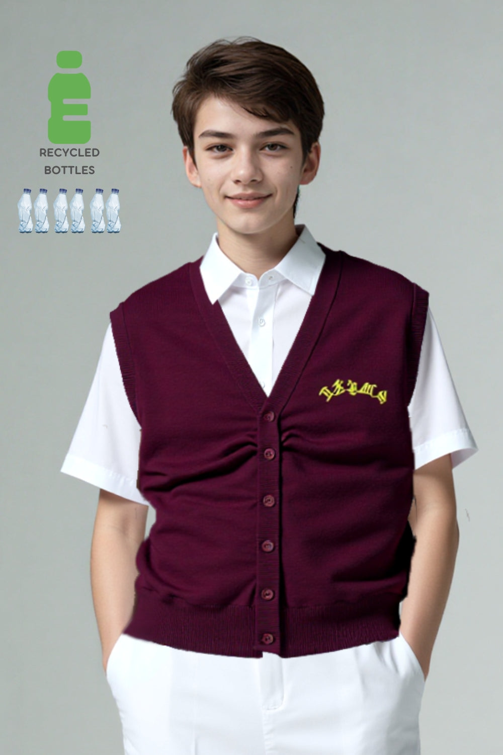 MAR_U_6_S - LKYMS - SS/AW 童裝背心毛衣 Vest - CVD0008