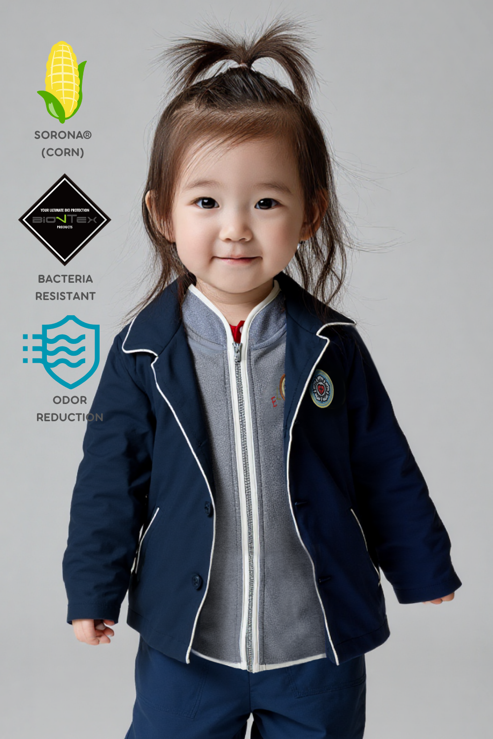 MAR_U_11_A - ELCHKSL - AW 童裝夾棉校褸 Padded Jacket - CJK0046