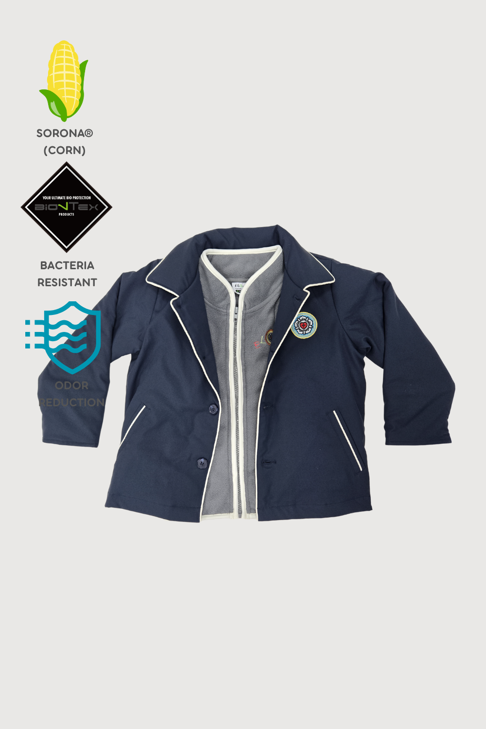 MAR_U_11_A - ELCHKSL - AW 童裝夾棉校褸 Padded Jacket - CJK0046