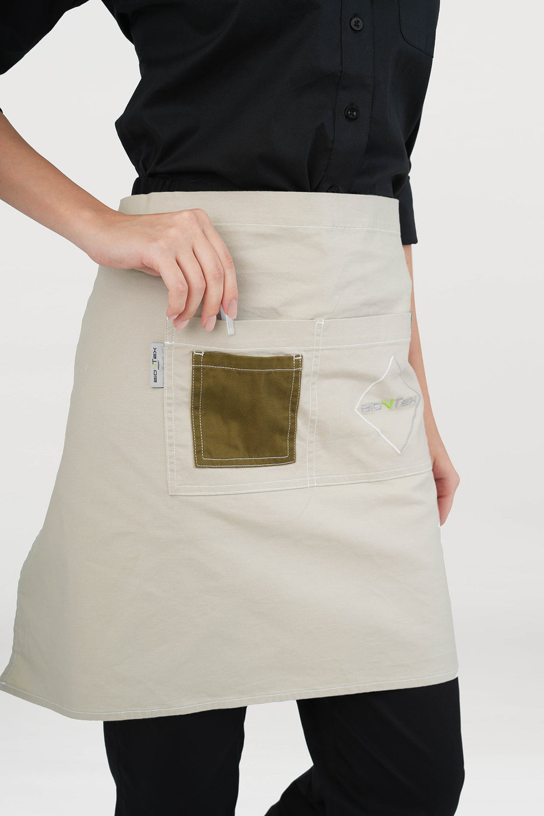 <b>BioNTex™</b> Unisex Emb Camo Waist Apron