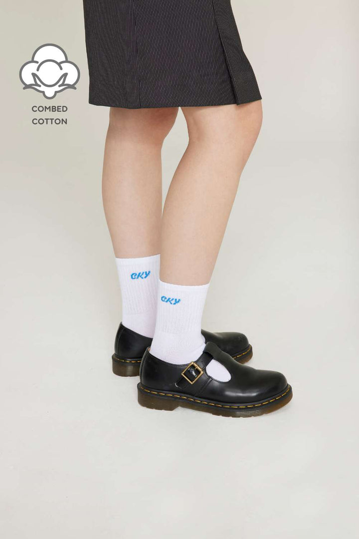 SOK0001 - (PROTO-CKY) - Y6-12 - SS Unisex's Short Socks